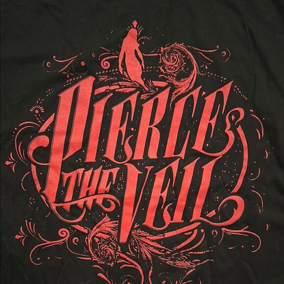 Pierce the Veil Black and Red Graphic Tee, Size XL, New Without Tags - Picture 3 of 7